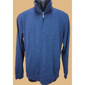 Vineyard Vines Mens 1/4 Zip Blue Sweater XS